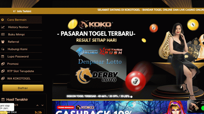 KOKOTOGEL KOKOTOGEL